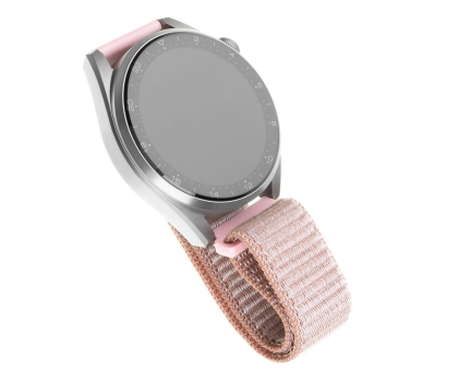 Pasek i akcesoria do zegarków FIXED Nylon Strap do Smartwatch (20mm) wide rose gold FIXNST-20mm-ROGD